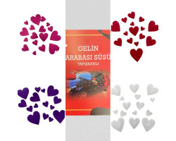 Kalpli Gelin Araba Süsü Yapışkanlı 