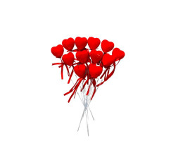 Çubuk Kalp 12 Li Mini 