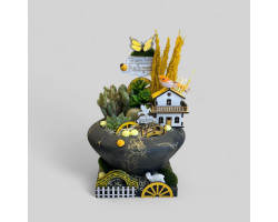 Dekoratif Canlı Kaktüs Arajmanı 