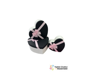 İthal Hediyelik Kalpli Kutu 3 Lü