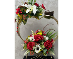 Yapay Gül Tanzimi Demir Kalp