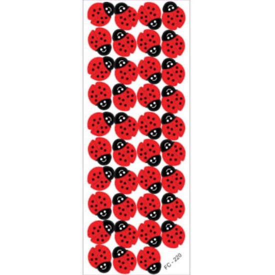 Sticker Uğur Böceği 40 Adet 