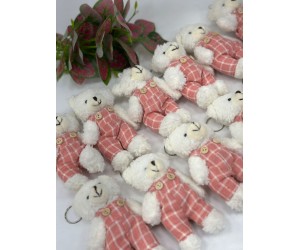 Peluş Ayıcık Anahtarlık 12 lİ Paket
