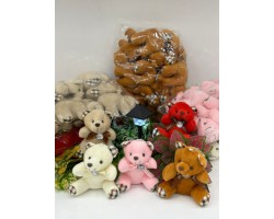 Peluş Ayıcık Anahtarlık 12 lİ Paket