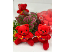 Peluş Ayıcık Anahtarlık 10 Lu Paket