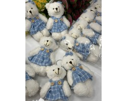 Peluş Ayıcık Anahtarlık 12 lİ Paket