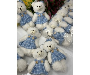 Peluş Ayıcık Anahtarlık 12 lİ Paket