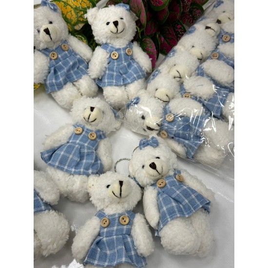 Peluş Ayıcık Anahtarlık 12 lİ Paket