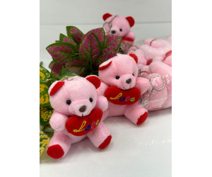 Peluş Ayıcık Anahtarlık 12 lİ Paket