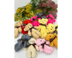 Peluş Mini Anahtarlık 12 lİ Paket Karışık Renk Peluş Mini Anahtarlık 12 lİ Paket Karışık Renk