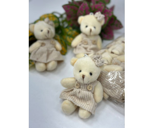 Peluş Ayıcık Anahtarlık 12 lİ Paket