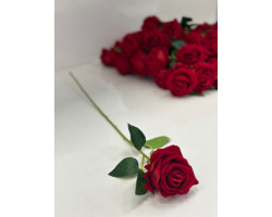 Kadife Tek Gül Buketlik