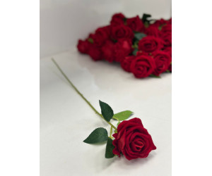 Kadife Tek Gül Buketlik